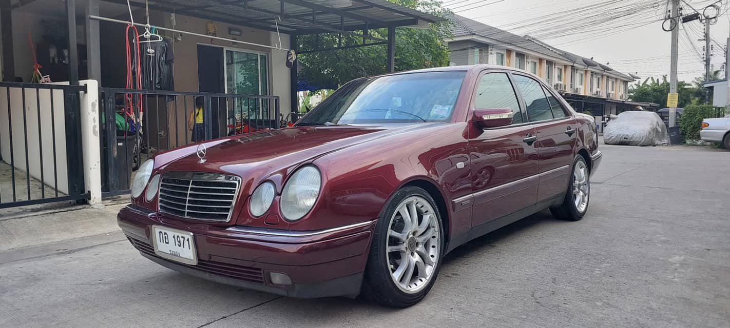 W210 e230 1996 ไม่เคยแก้ส สีแดงเดิมโรงงาน      1