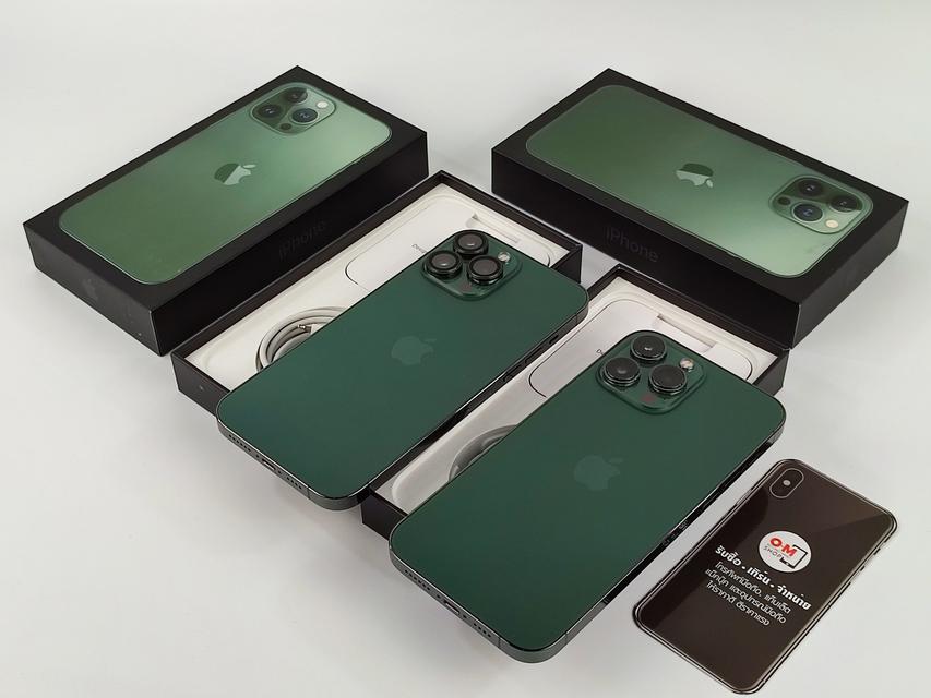 ขาย/แลก iPhone13 Pro Max 256GB Alpine Green ศูนย์ไทย ประกันศูนย์ยาว สวยมาก แท้ ครบยกกล่อง เพียง 41,900 บาท 1