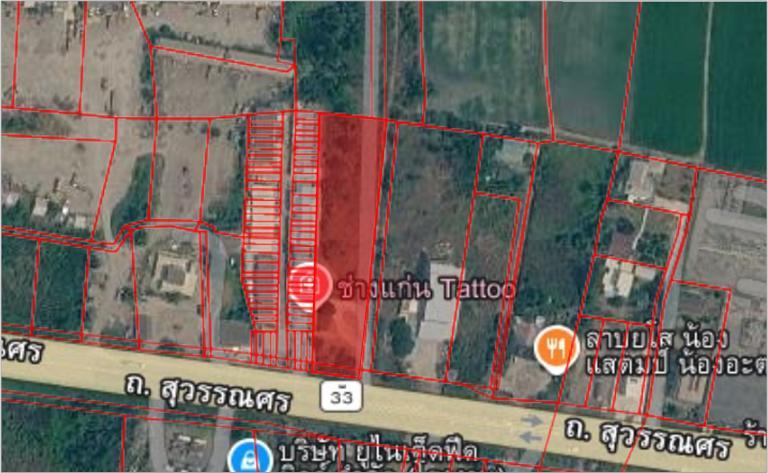 #ขายที่ดินหนองแคสระบุรี_ติดถนนสุวรรณศร (ทล.33)  ห่างถนนมอเตอร์เวย์ M6 ประมาณ 4.70 กม. 3