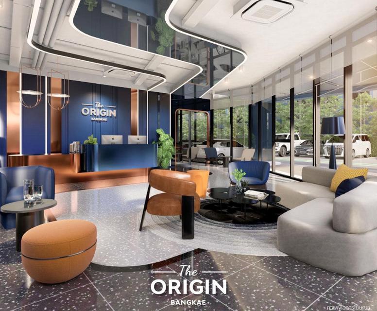 ขายดาวน์เท่าทุน New Condo The Origin Bangkae ใกล้ MRT บางแค 24.30 ตารางเมตร 1 ห้องนอน ชั้น5 ทิศใต้ ตึกC (เลี้ยงสัตว์ได้) แถมเฟอร์นิเจอร์ 5 รายการ 8