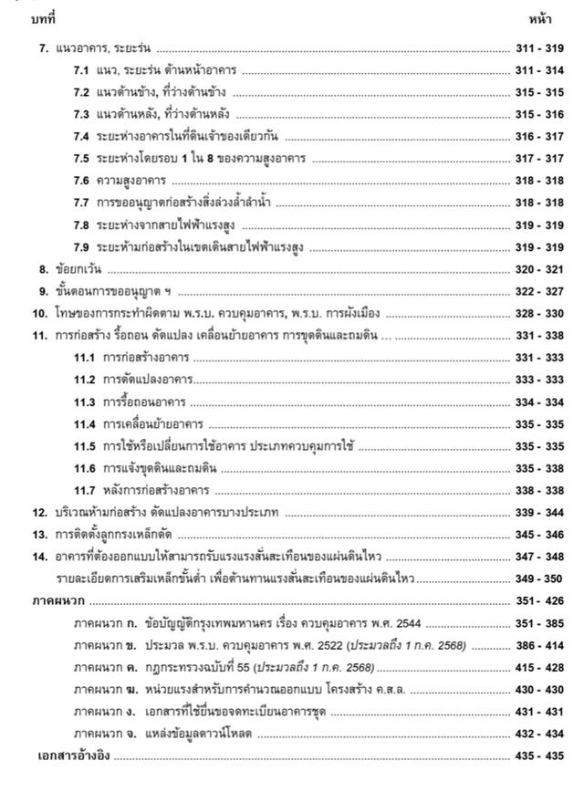 หนังสือ "สรุปกฎหมายอาคาร ในเขต กทม.