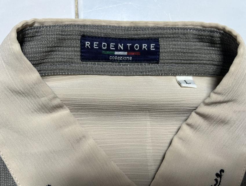 🦅 [RARE ITEM] เสื้อเชิ้ตแขนยาววินเทจแบรนด์ REDENTORE Collezione สไตล์ Rockabilly 50s-90s 🕶️ รูปที่ 6