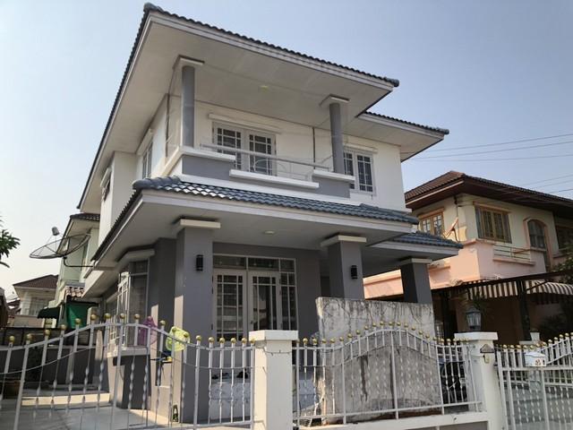 P535 ให้เช่า บ้านเดี่ยว 2 ชั้น โครงการ วรารมย์ มีนบุรี ซอยราษฎร์อุทิศ 16 Vararom Minburi ตกแต่งเหมาะพร้อมอยู่อาศัย ห้ามเลี้ยงสัตว์และสูบบุหรี่ในบ้าน  1