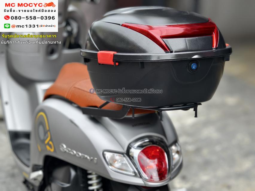 Scoopy i 2018 วิ่ง4000โล รถบ้านแท้เครื่องท่อเดิมๆ กุญแจ2ดอกบุคเซอวิสครบ No1116 13
