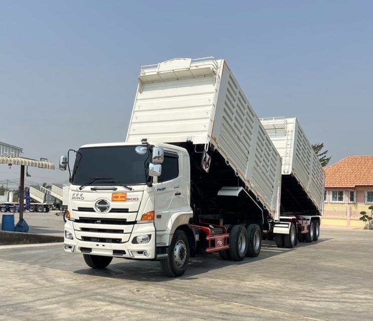 HINO FM2P 380 เเรง ดั้มเกษตรเเม่ลูก 4