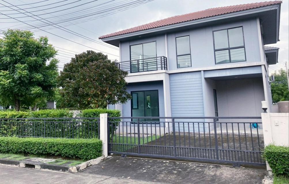 รูป 81059 - ขาย บ้านเดี่ยว 2 ชั้น หลังมุม 60 ตร.ว. เพฟ รังสิต คลอง 4 ถนนรังสิต นครนายก บ้านใหม่ สไตล์โมเดิร์น ไม่เคยเข้าอยู่