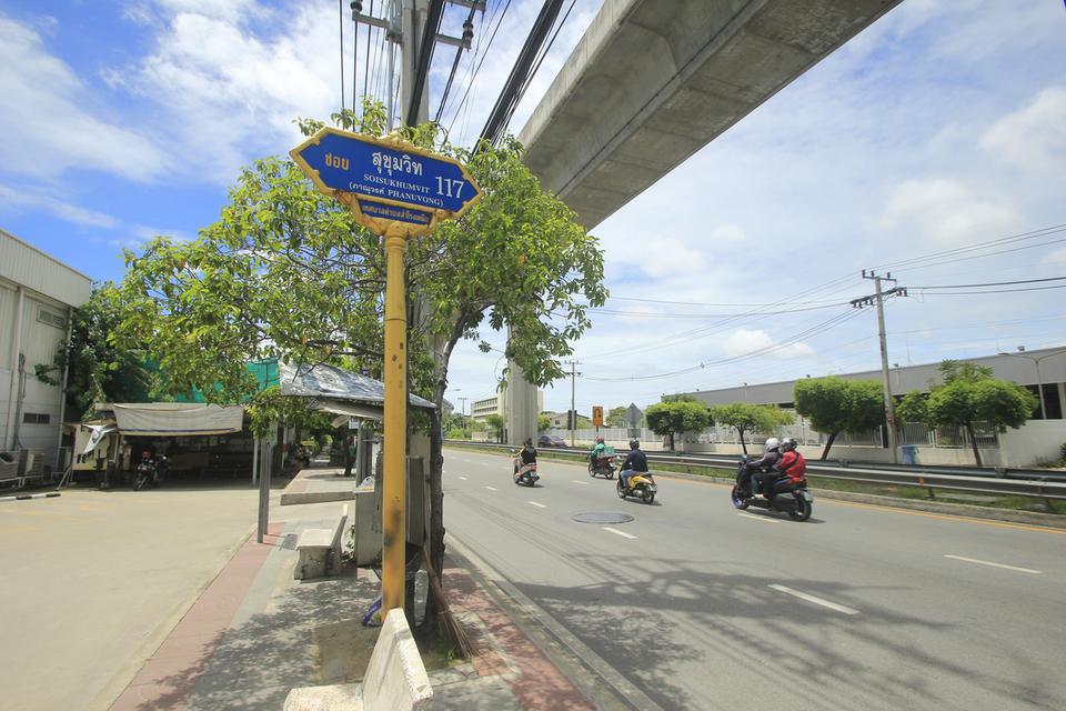 ที่ดินสุขุมวิท117 ซ.ภาณุวงศ์14 แถมบ้านเดี่ยว1ชั้น ทำเลดี ค้าขายได้ 65ตารางวา ปัจจุบันเป็นบ้านเช่า สภาพดีโครงสร้างแข็งแรง ใกล้รถไฟฟ้าปู่เจ้า 18