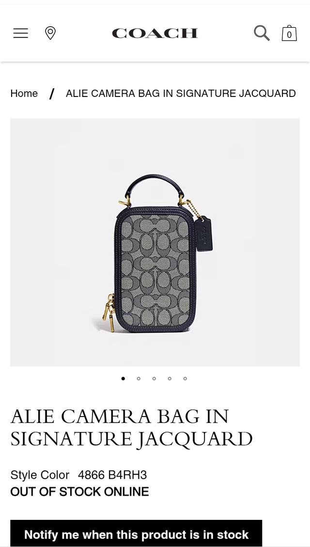 Coach | ALIE CAMERA BAG IN SIGNATURE JACQUARD. 5