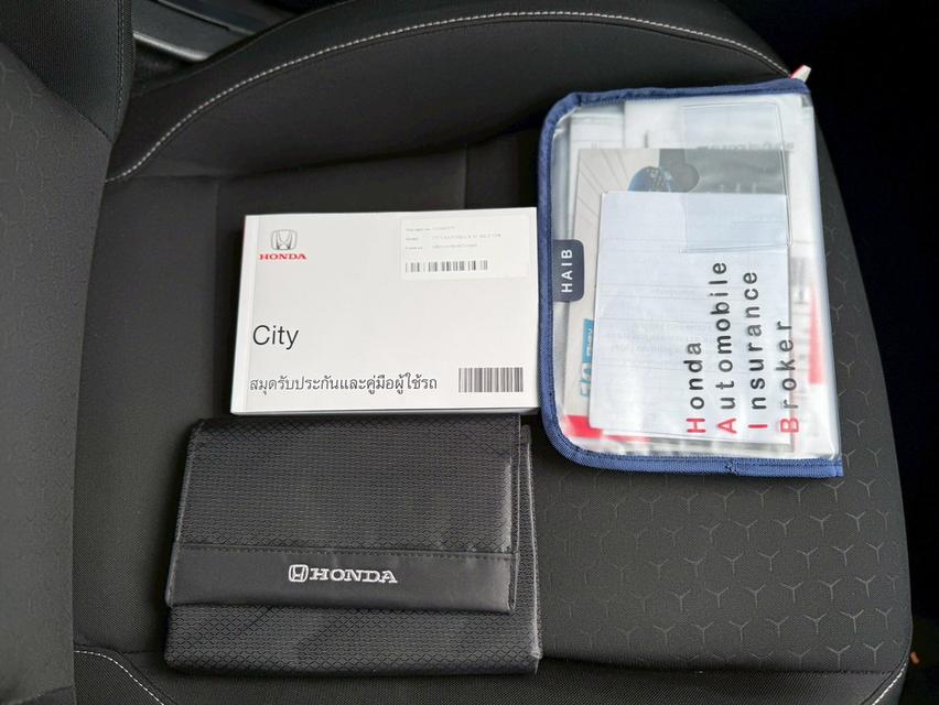 ปี 2024 HONDA CITY, 1.0 S+ สีขาว เบนซินเทอร์โบ มือเดียวป้ายแดง วารันตีศูนย์ 3 ปี 100,000 โล 17