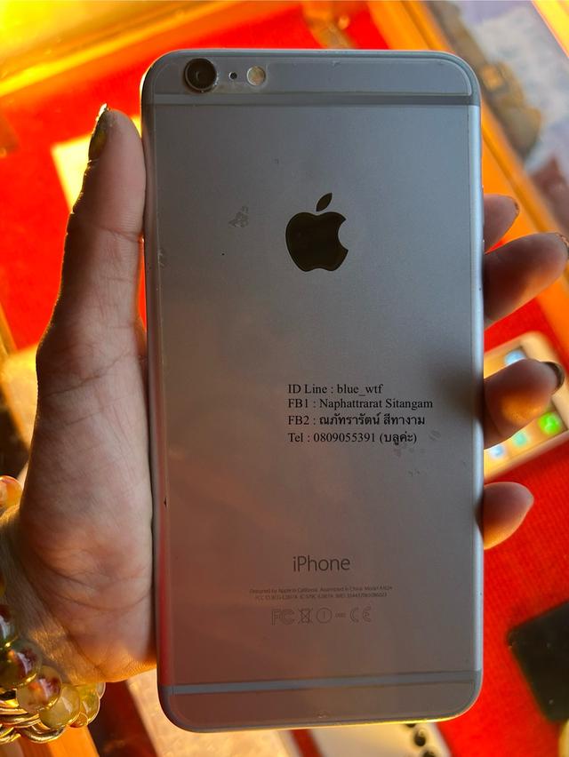 IPhone6Plus 64GB TH  สแกนนิ้วได้ จอใหญ่ ใช้งานปกติ ไม่ติดลอค ได้ทุกซิม เบต้าแบต87% 2