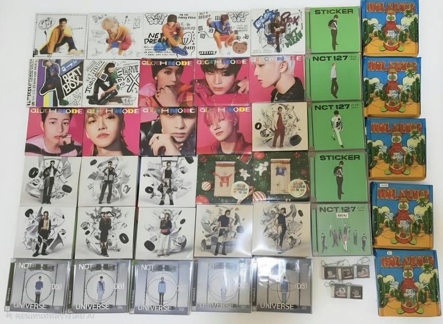 อัลบั้ม โปสเตอร์ โฟโต้การ์ด nct มือสอง