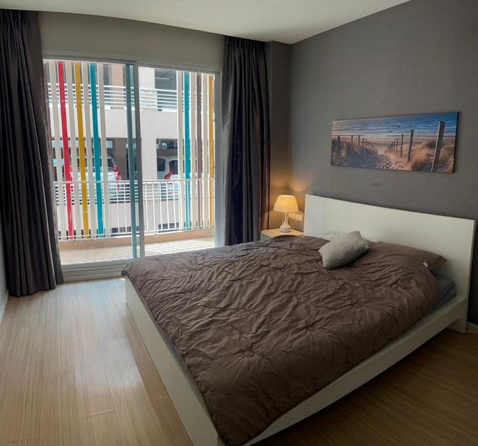 ให้เช่าคอนโดเลี้ยงสัตว์ได้ Happy Condo ลาดพร้าว 101 ขนาด 37 ตรม. อาคาร South ชั้น 6  พร้อมระเบียง ห้องรีโนเวท มาใหม่ พร้อมอยู่