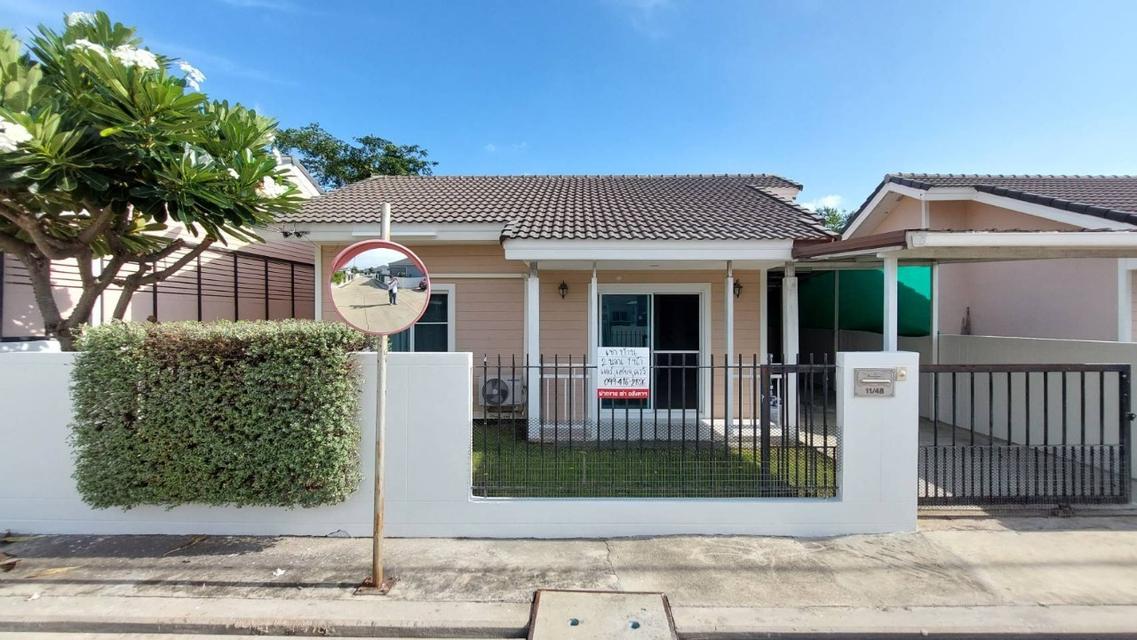 บ้านเดี่ยวให้เช่า 2ห้องนอน 1ห้องน้ำ พฤกษากาญจน์ 11 ติดถนนใหญ่ ใกล้ร.ร.ดรุณากาญฯ สภาพดีพร้อมเข้าอยู่ 1