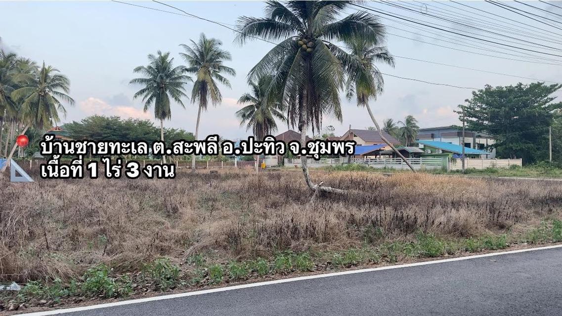 🔥🌊 ขายด่วน! ที่ดินทำเลทอง 1 ไร่ 3 งาน ติดถนนดำ-ใกล้ทะเลแค่เอื้อม! 🔥 2