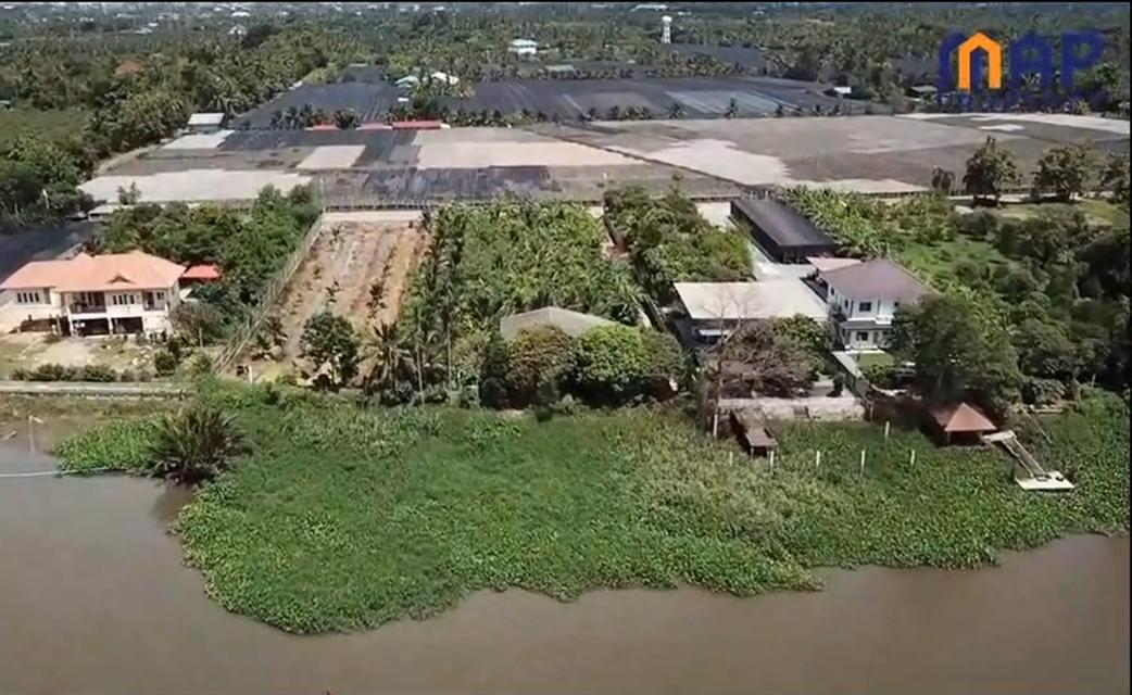 ที่ดินแปลงสวย ริมแม่น้ำท่าจีน 9