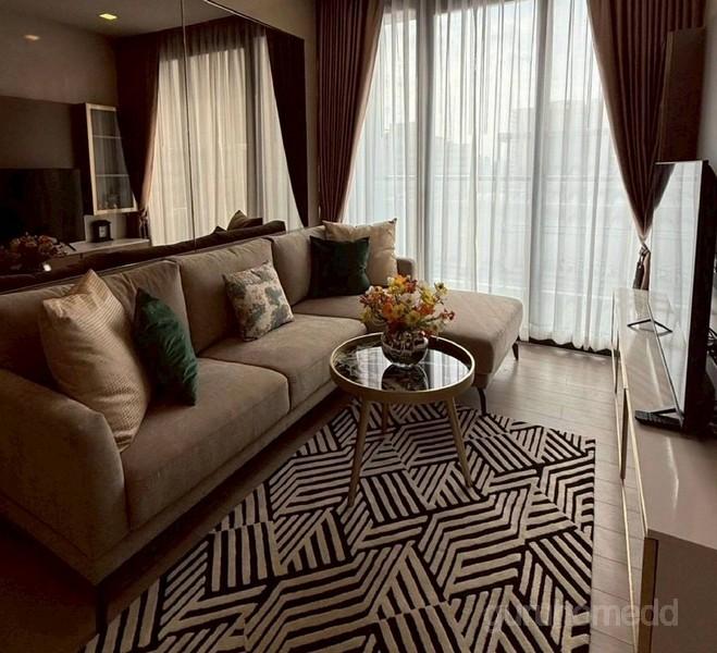 ให้เช่าคอนโด One9Five อโศก ห้องมุม ขนาด 59 ตรม 2นอน 2น้ำ อาคาร B ชั้น 18 เครื่องใช้ไฟฟ้า เฟอร์นิเจอร์ครบ ใกล้ MRT พระราม 5