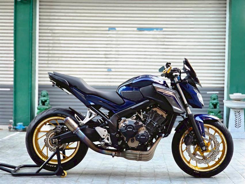 Cb650f ปี2018 Honda สีน้ำเงิน