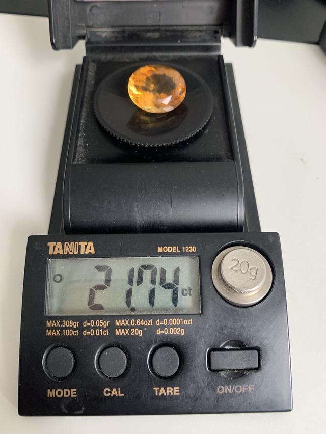 อัญมณีซิทริน natural citrine mineral rock stone gift