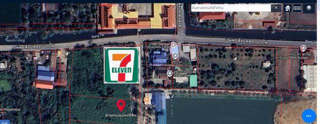 ขายที่ดินติดหลัง 7/11 635 ตร วา ตืดหลังวัดลาดปลาดุก 3