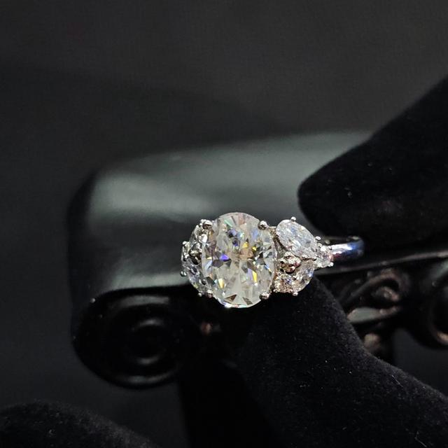 แหวนที่ เหมาะสำหรับคุณผู้ หญิง หรูหรา สวยงาม มีใบรับรองทุกชิ้น 6