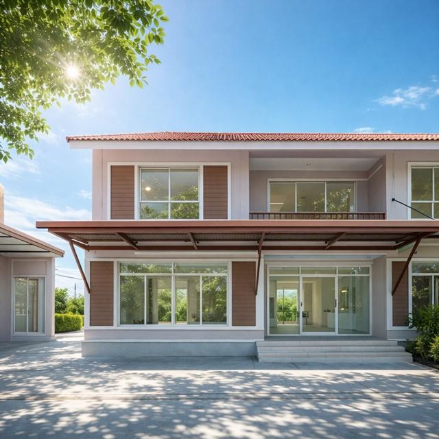 โลตัส พลัสมอลล์ อมตะ 1.6 กม. ให้เช่า ทาวน์โฮม 2 ชั้น หน้ากว้าง 8 เมตร เท่ากับ2คูหา นิคมอมตะนคร 1.2 กม.หน้ากว้างพิเศษ ทำเ 7