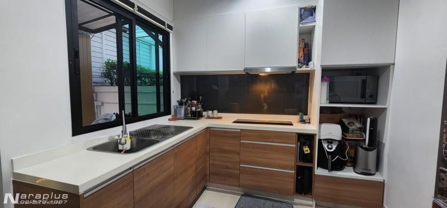 69100608 : ขายบ้านแฝดหรู 3 ชั้น บิวท์ทั้งหลัง ตกแต่งเหมือนบ้านตัวอย่าง ขนาด  42 ตารางวา โครงการศุภาลัย เอสเซ้นส์ ลาดพร้าว 107 9