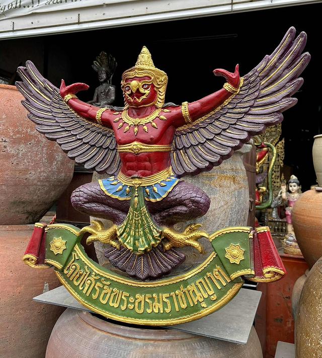 พญาครุฑ ครุฑธนาคาร ครุฑแขวนผนัง องค์ใหญ่ ขนาด70ซม