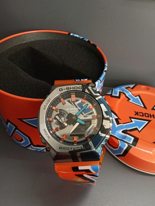 G-Shock นาฬิกาข้อมือ แท้ รุ่น GM 2100ss 1ADR พร้อมใบรับประกัน คู่มือ กล่อง