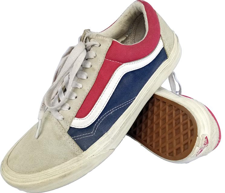 VANS รองเท้าผ้าใบมือสอง สภาพงามๆ จัดส่งฟรี! เก็บปลายทาง