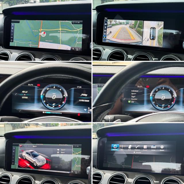 รหัสรถ AVA7802 🌟 Mercedes Benz E220d (ดีเซล) AMG Top 15