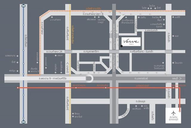 PP310 ขายทาวน์เฮ้าส์ 2 ชั้น โครงการ เวิร์ฟ พระราม 9 VERVE Rama 9  14