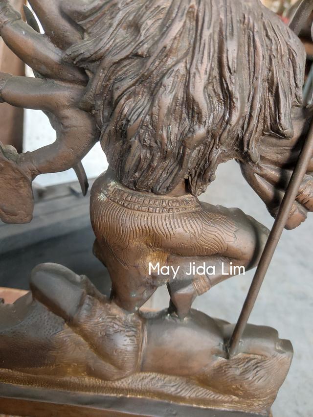 พระแม่กาลี เนื้อทองเหลือง รูปที่ 2