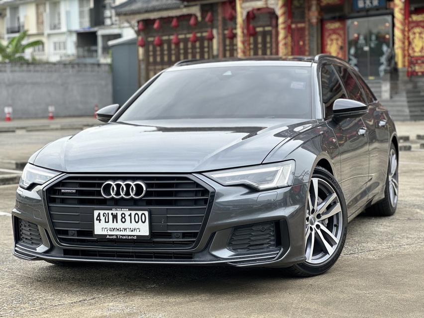 Audi A6 Avant 45 TFSI S-line Black Edition 2020 สีเทา 6