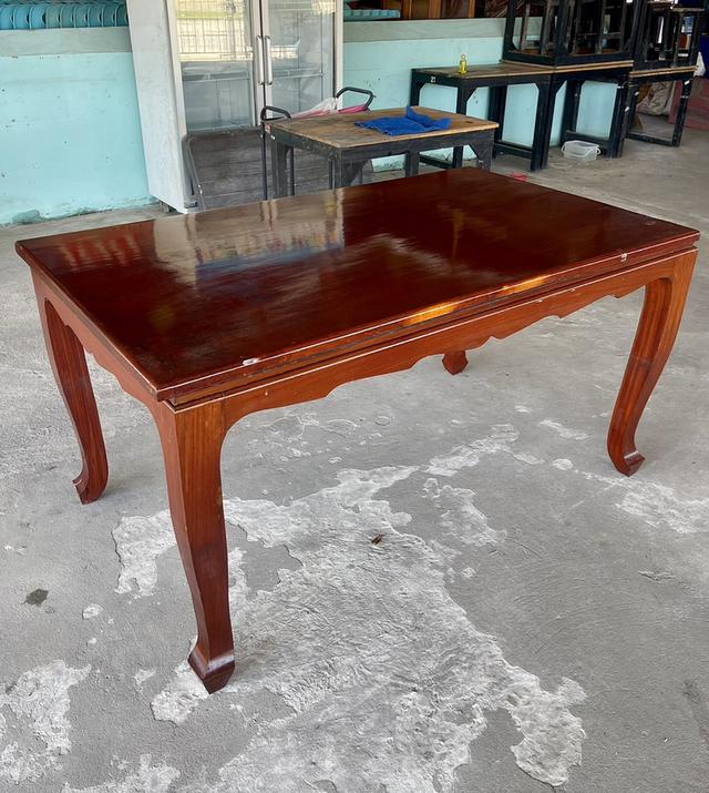 โต๊ะไม้ประดู่แผ่นเดียว โต๊ะรับประทานอาหาร ขนาดยาว150ซม