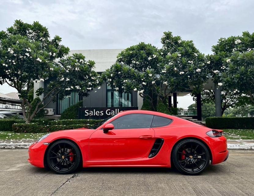 Porsche 718 Cayman สี Lava orange ปี 2016 จด 2017  6