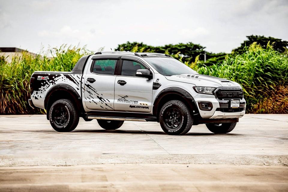 รหัสรถ GT2598 Ford Ranger Wildtrak 2.0 Bi-Turbo 4X4 Auto ปี 2021 สีเทา