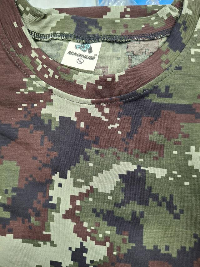 เสื้อยืดลายพรางทหารบก
