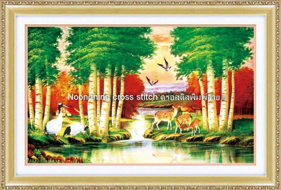 ร้าน Noongning Cross stitch ครอสติสพิมพ์ลาย จำหน่ายอุปกรณ์ครอสติส ภาพติดเพชร1594 7