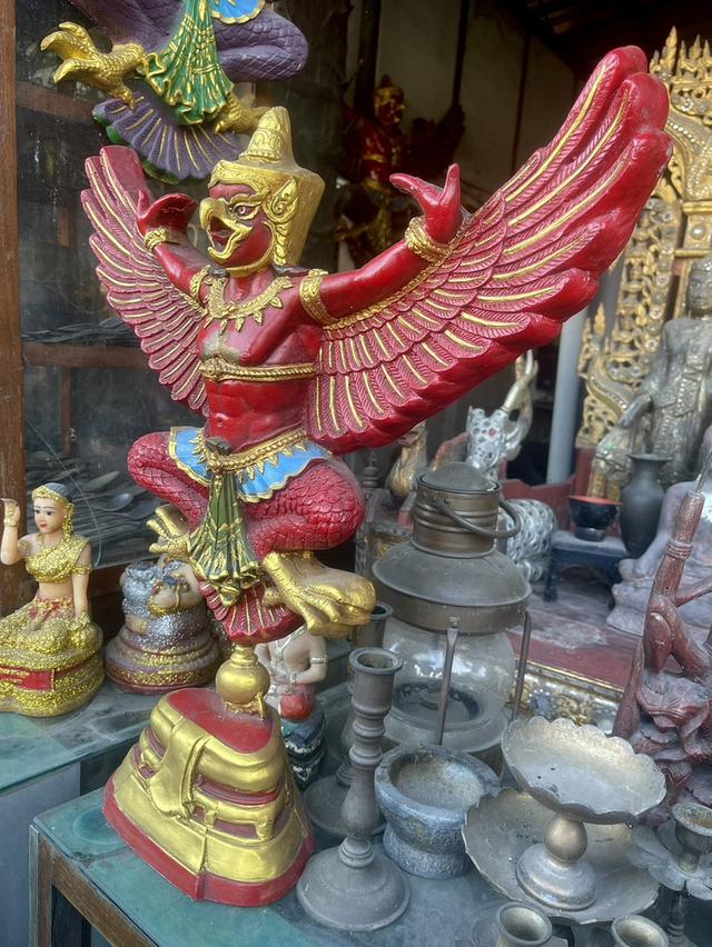 พญาครุฑ ลอยองค์ ขนาดกว้าง50ซม รูปหล่อพญาครุฑ พิมพ์เทพบุตร 2