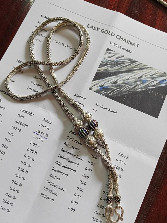 สร้อยเงินแท้ผ่านการยิงเปอร์เซ็นต์มาแล้ว รูปที่ 4