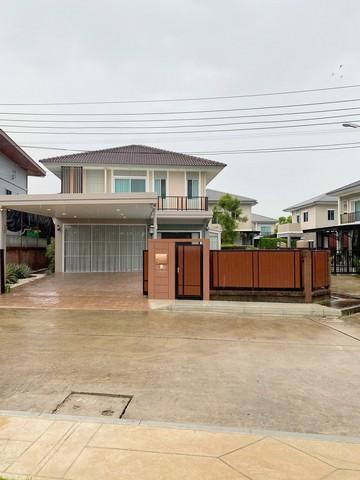 รหัสC6783 ด่วน ขายบ้านเดี่ยวพร้อมสระว่ายน้ำส่วนตัว โครงการภัสสร เพรสทีจ จตุโชติ-วัชรพล ถนนจตุโชติ 1