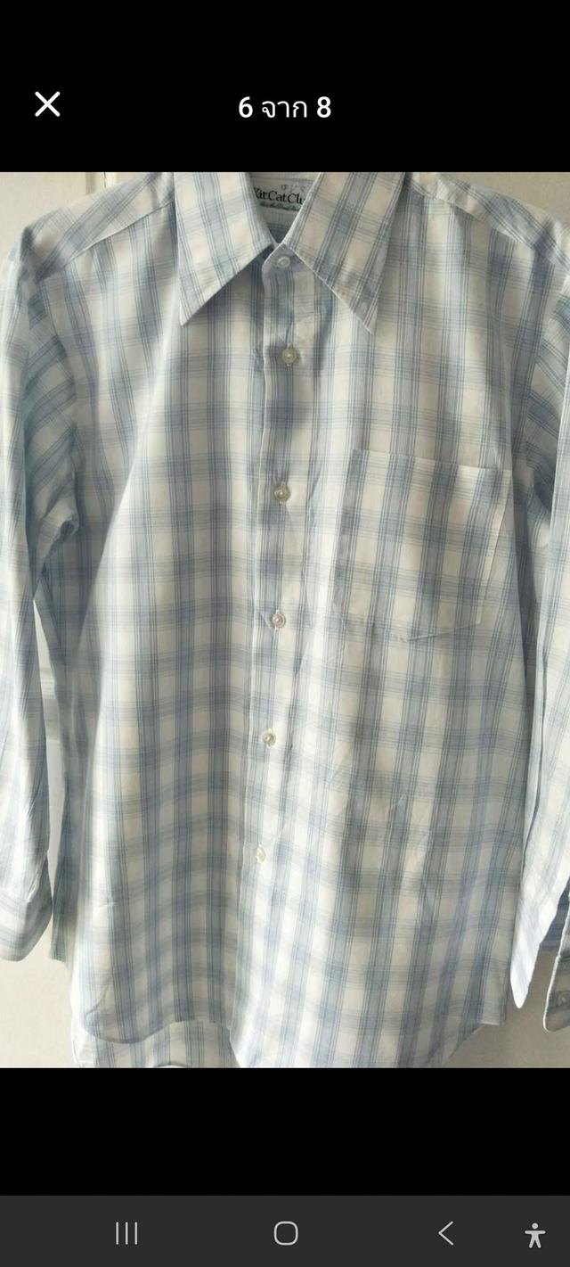 เสื้อเชิ้ตแขนยาวมือสองใส่ได้ทั้งชายและหญิง รูปที่ 9