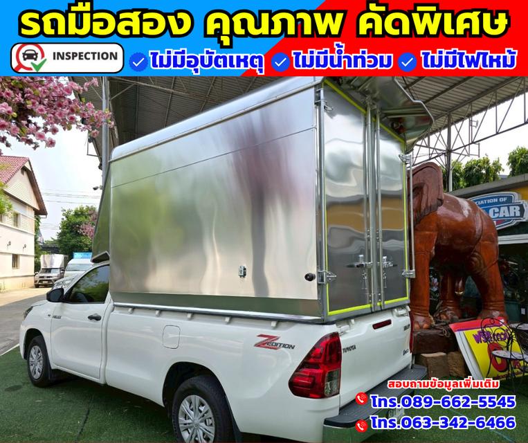🚗ปี2021 Toyota Hilux Revo 2.4 SINGLE Entry 🚗หลังคาอลูมิเนียมใหม่ สูง 210 ซม
