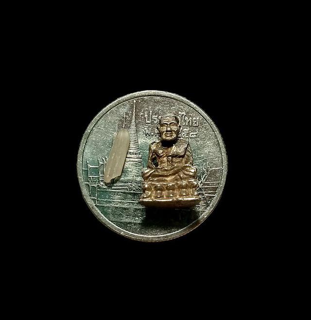 รูปหล่อหลวงพ่อทวดจิ๋ว เนื้อเงิน วัดช้างให้ ปัตตานี ปี2535 3