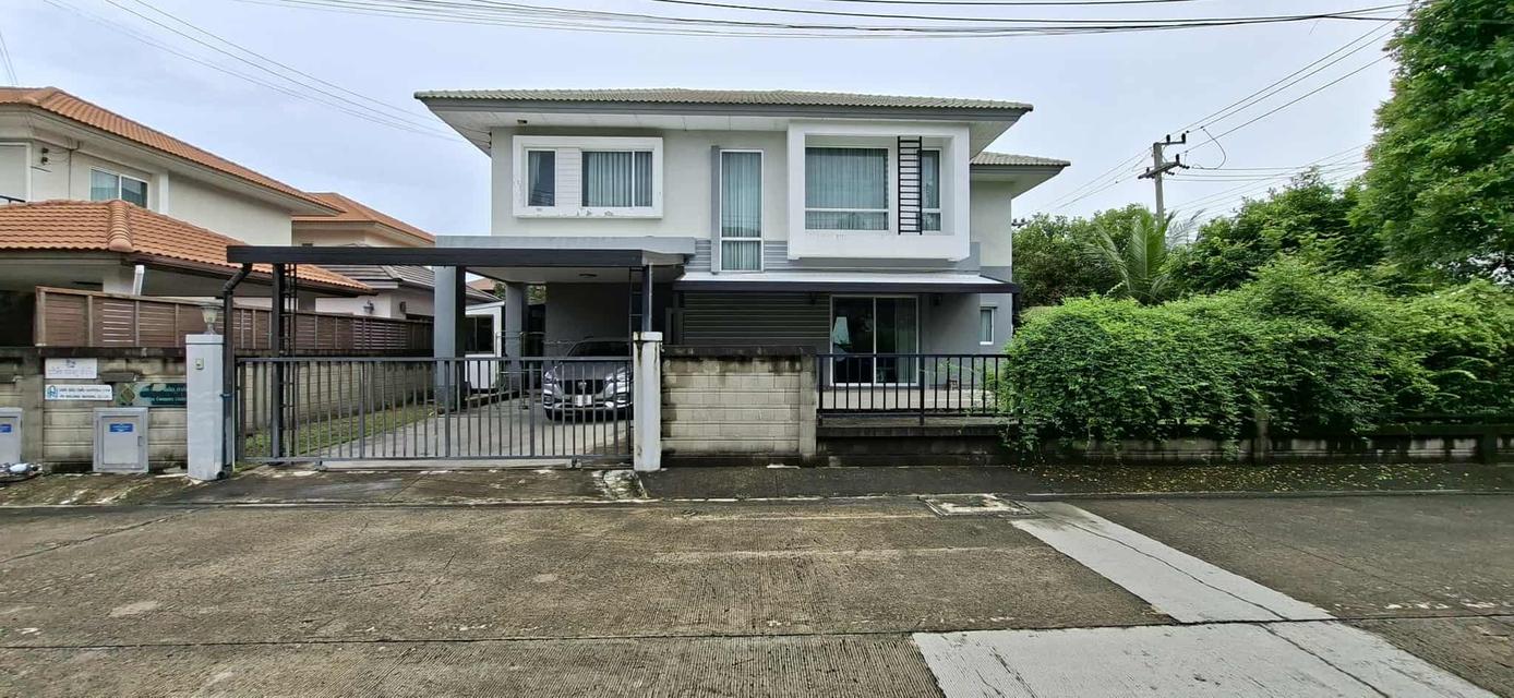 ขายด่วนบ้านเดี่ยว หมู่บ้านคาซ่าวิลล์ รามอินทรา-หทัยราษฎร์ พื้นที่ 96.6 ตรว. หลังมุม ติดถนนเมนหลัก โครงการคุณภาพ ขายถูกที่สุดในหมู่บ้าน 1