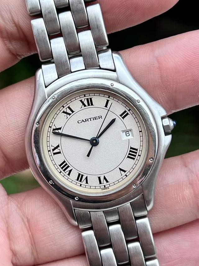Cartier Panthere Cougar Date Stainless Steel