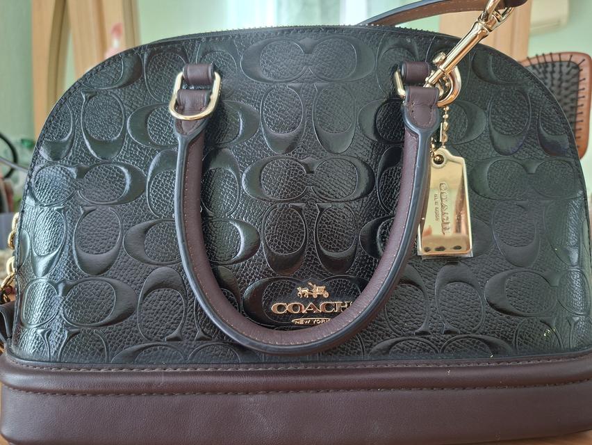 Coach Dome Satchel ของแท้  ลาย C Embossed