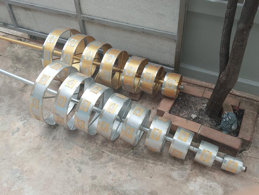 ฉัตรเงินฉัตรทอง 9ชั้นขนาดใหญ่