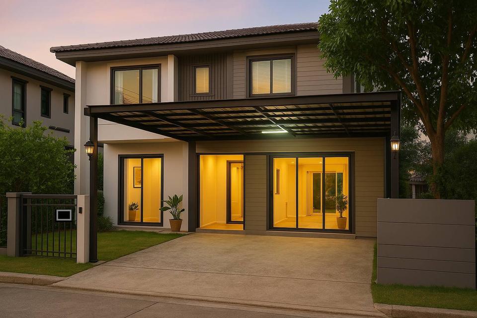 ขายบ้านฮาบิเทีย บ้านประวัติดี ผ่านการตรวจสอบแล้ว ใกล้ทางด่วนเพียง 3 นาที 2