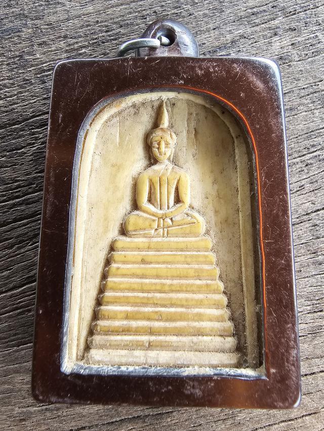 พระสมเเด็จงาแกะ (งากำจัด) หลวงพ่อเดิมวัดหนองโพธิ์